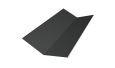 Планка ендовы нижней 300х300 0,5 PurPro Matt 275 RAL 7016 антрацитово-серый (2м)