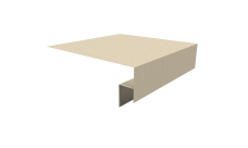 Планка околооконная сложная Экобрус Grand Line 250х50х25 0,45 Print Elite Milky Wood TwinColor (2м)