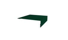 Планка мансардная 0,5 Satin с пленкой RAL 6005 зеленый мох (2м)