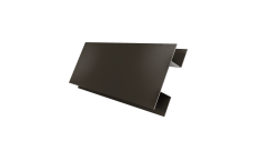 Планка H-образная стыковочная сложная 0,5 Satin Matt RR 32 темно-коричневый (2м)