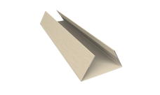 Планка стыковочная составная нижняя 0,45 Print Elite Milky Wood TwinColor (2м)