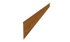 Ламель забора жалюзи Palermo 0,45 Print-Double Elite с пленкой Golden Wood